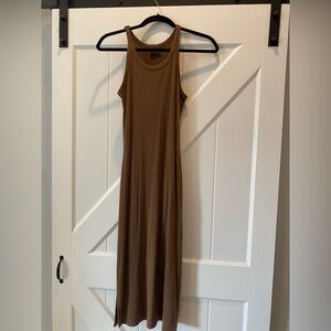 Richer Poorer Sleeveless Tan Maxi Dress